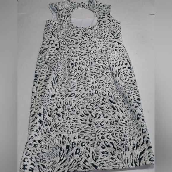 CARMEN Carmen Marc Volvo Black and  White Dress Size Large - Picture 7 of 12
